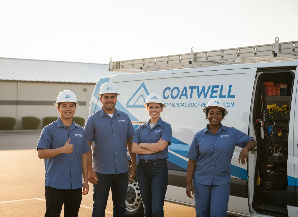 Commercial roof coating company in Brandon, WI